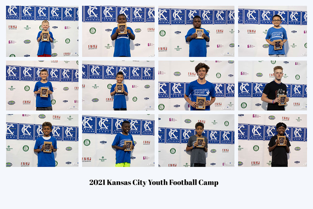 2021 Kansas City Youth Football Camp Awards held at Kansas City Athlete Training in Kansas City Missouri
