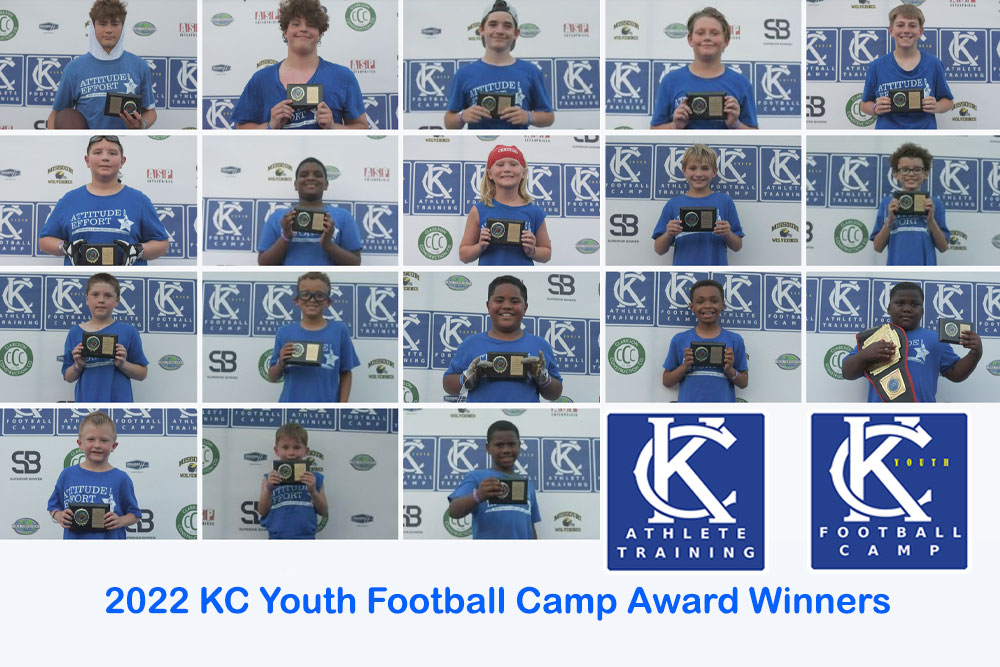 2022 Kansas City Youth Football Camp Awards held at Kansas City Athlete Training in Kansas City Missouri