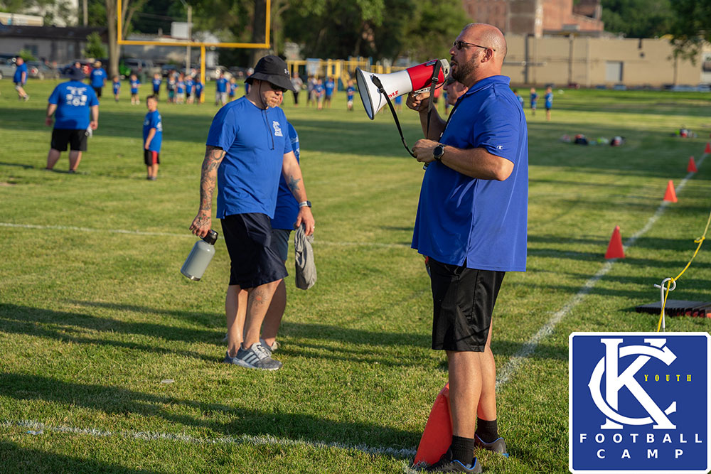 Camp Host for the Kansas City Youth Football Camp presented by Kansas City Athlete Training a sports performance facility in Kansas City Missouri