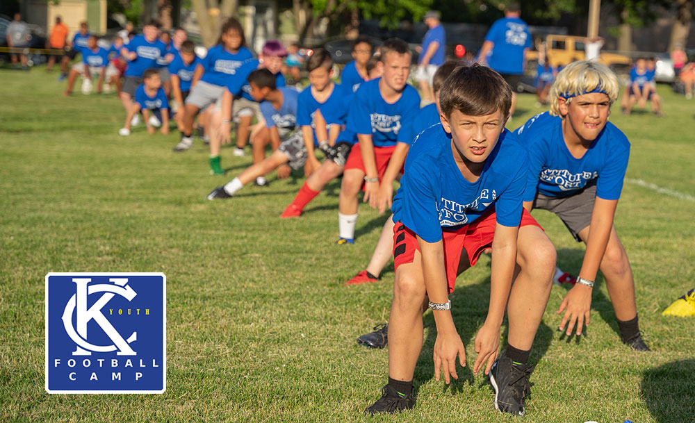 Camp Schedule for the Kansas City Youth Football Camp presented by Kansas City Athlete Training a sports performance facility in Kansas City Missouri